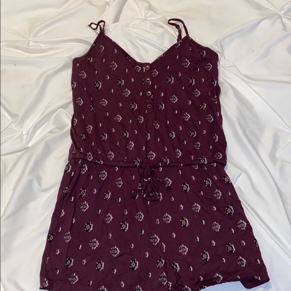 Maroon romper